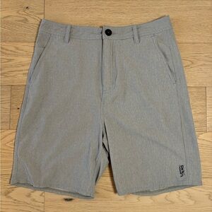 Vans Men's Light Gray Flat Front Shorts